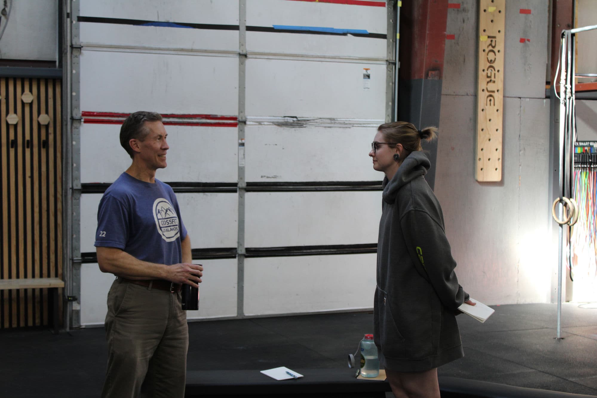 Workshop conversation at CrossFit Los Alamos