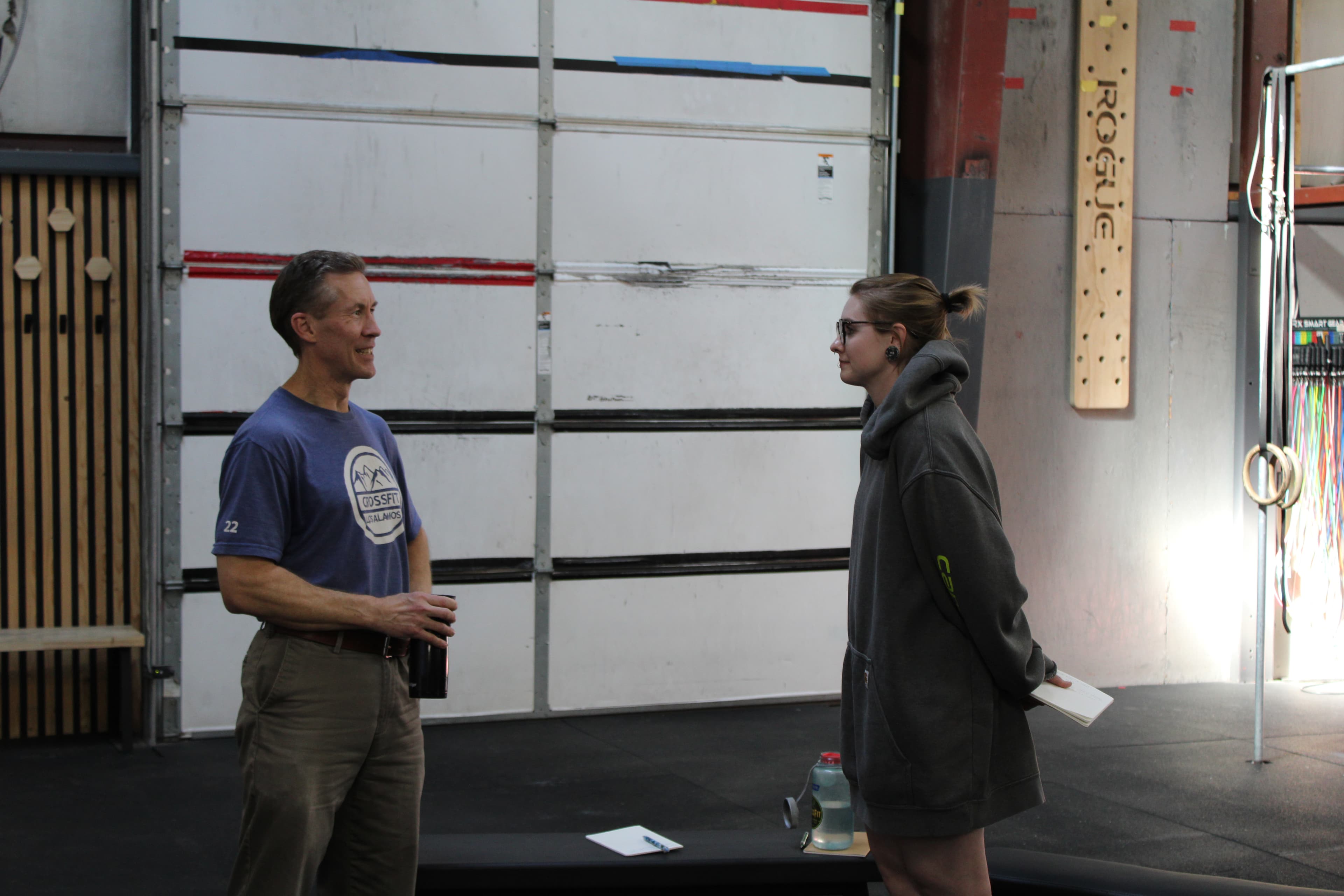 One-on-one coaching conversation during a Kestryl Edge workshop
